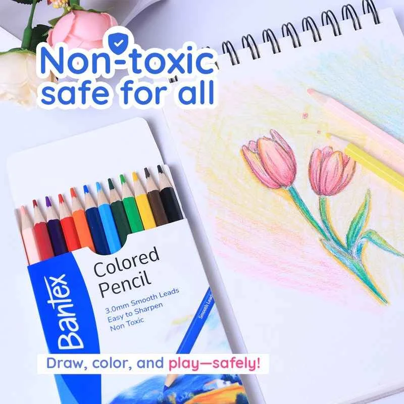 Bantex Colour Pencil BK3001 12 Colour Pensil Warna